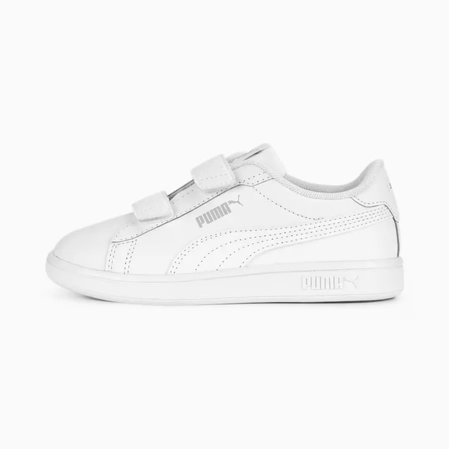 Кросівки Puma Smash 3.0 Leather V White/Cool Light Gray 31-13-19.5см - Фото 1 Кросівки Puma Smash 3.0 Leather V White/Cool Light Gray 31-13-19.5см - изображение 1