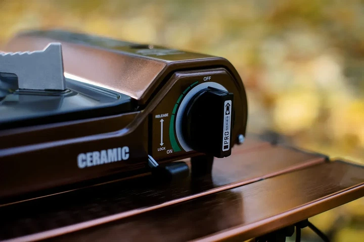 Инфракральная плита Tribe Ceramic T-HD-0004 Коричневый 1900Вт Пьезо Цанговый (T-HD-0004) - изображение 7