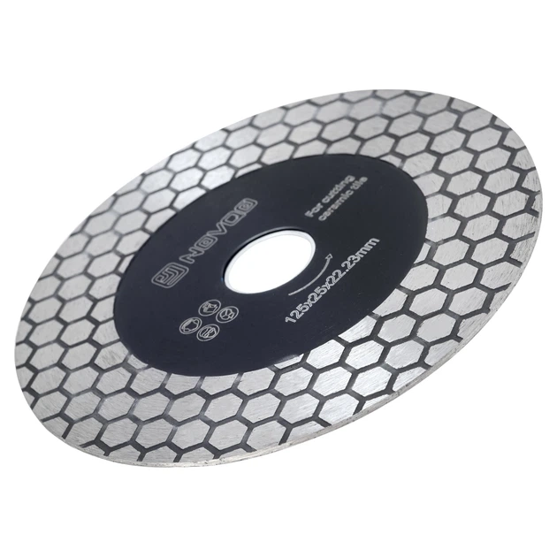 Алмазный диск NOVQO Ceramic 125*1.8*22.23мм под рез 45 градусов (BP_1089) - изображение 3