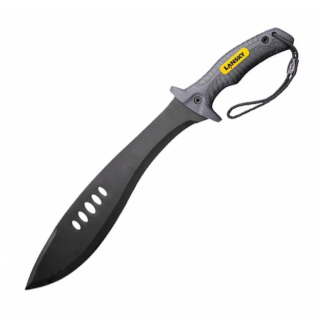 Мачете Lansky Kukri 19", довжина клинка 330 мм, вага 590 г, матеріал рукояті Zytel, товщина клинка 3 мм - Фото 1 Мачете Lansky Kukri 19", довжина клинка 330 мм, вага 590 г, матеріал рукояті Zytel, товщина клинка 3 мм - зображення 1