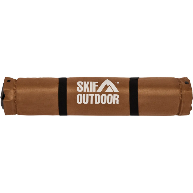 Килимок самонадувний Skif Outdoor Specialist Khaki 195x58x3.8 см R-value 6 - Фото 5 Килимок самонадувний Skif Outdoor Specialist Khaki 195x58x3.8 см R-value 6 - зображення 5