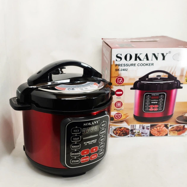 Мультиварка Sokany SK-2402 электрическая скороварка с чашей 5л с антипригарным покрытием 1000Вт - изображение 11