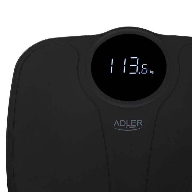 Весы напольные Adler AD 8172b электронные до 180кг. Black - изображение 5