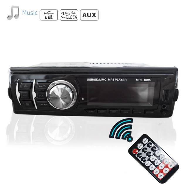 Автомагнитола 50Вт 1 DIN MP3 1095 BT 7336 с пультом и съемной панелью - изображение 2