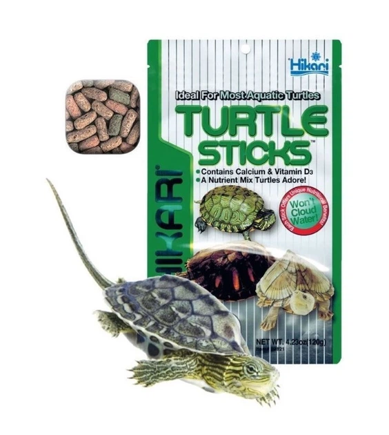 Корм для водоплаваючіх черепах HIKARI TURTLE STICKS (плаваючі палички) - 120г - зображення 2