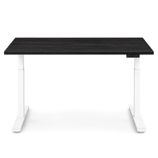 Стіл Space 2 електричним регулюванням висоти Ferrum-decor 75x100x67 Білий метал ДСП Каштан Арвадонна 16 мм (SPACE2004) - зображення 3