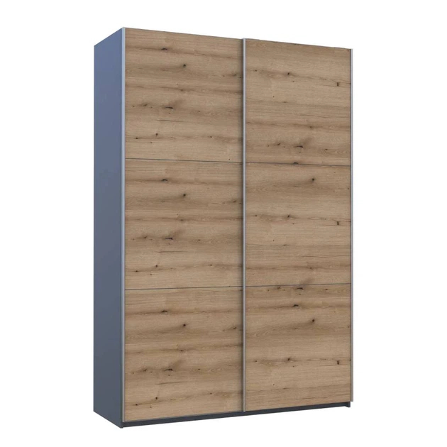Шкаф купе Doros G-Caiser Антрацит/Дуб Эвок 2 ДСП / 3 части 160х60х240 (42005414) (DRS-012247) - Фото 4 Шкаф купе Doros G-Caiser Антрацит/Дуб Эвок 2 ДСП / 3 части 160х60х240 (42005414) (DRS-012247) - изображение 4