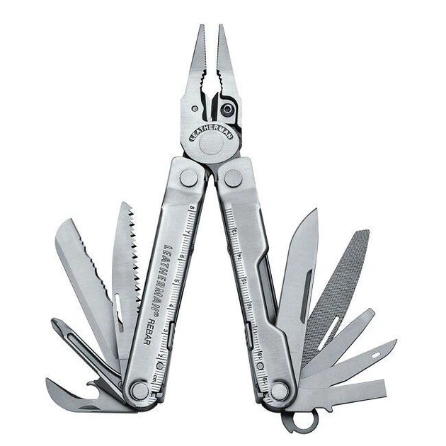 Мультитул Leatherman Rebar Полноразмерный Серый 17 функций 284 г 11.5 см - Фото 1 Мультитул Leatherman Rebar Полноразмерный Серый 17 функций 284 г 11.5 см - зображення 1