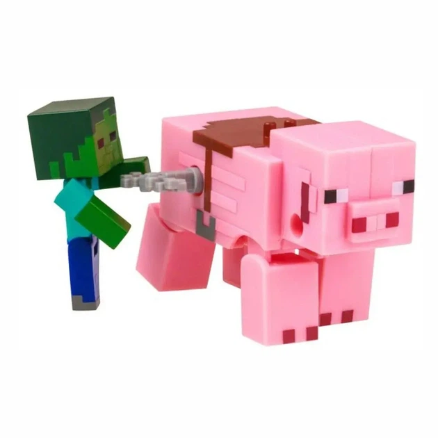 Заводна фігурка Minecraft 3D Зомбі на свині (MC1014) - Фото 2 Заводна фігурка Minecraft 3D Зомбі на свині (MC1014) - зображення 2