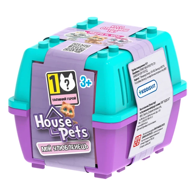 Коллекционная фигурка-сюрприз House Pets Мой любимец с переноской ,1065 - Фото 1 Коллекционная фигурка-сюрприз House Pets Мой любимец с переноской ,1065 - изображение 1