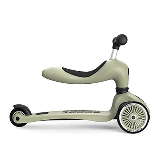 Самокат 2 в 1 Scoot and Ride Highwaykick-1 Olive, SR-160629-OLIVE - Фото 4 Самокат 2 в 1 Scoot and Ride Highwaykick-1 Olive, SR-160629-OLIVE - изображение 4