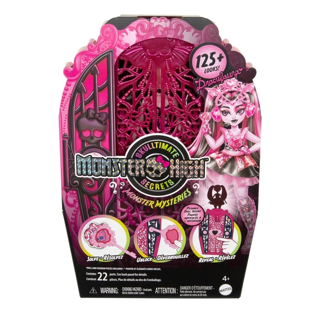 Набор-сюрприз Monster High Skulltimate Secrets Ужасные секреты Дракулауры, HXH84 - Фото 2 Набор-сюрприз Monster High Skulltimate Secrets Ужасные секреты Дракулауры, HXH84 - изображение 2