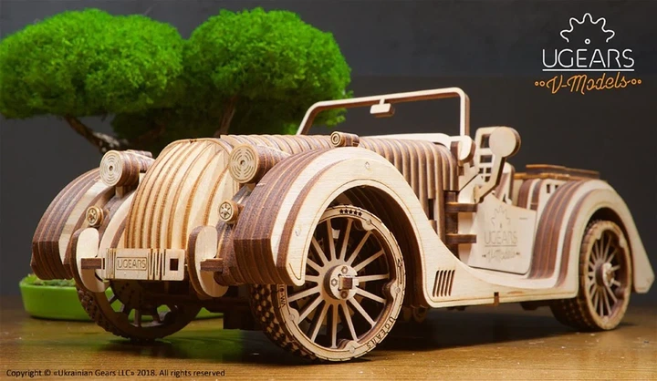 3D пазл Ukrainian Gears Родстер , 70052 - изображение 9