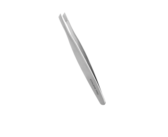 Пінцет STALEKS PRO Expert 20 Type 3 для брів широкі скошені кромки - TE-20/3 - Фото 1 Пінцет STALEKS PRO Expert 20 Type 3 для брів широкі скошені кромки - TE-20/3 - изображение 1