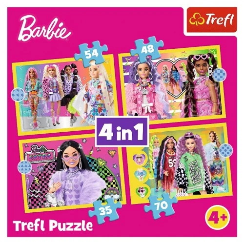 Пазл Trefl Barbie Веселий світ Барбі 4 в 1 (35, 48, 54, 70) (5900511346268) TREFL 5900511346268 1062368 - Фото 6 Пазл Trefl Barbie Веселий світ Барбі 4 в 1 (35, 48, 54, 70) (5900511346268) TREFL 5900511346268 1062368 - зображення 6