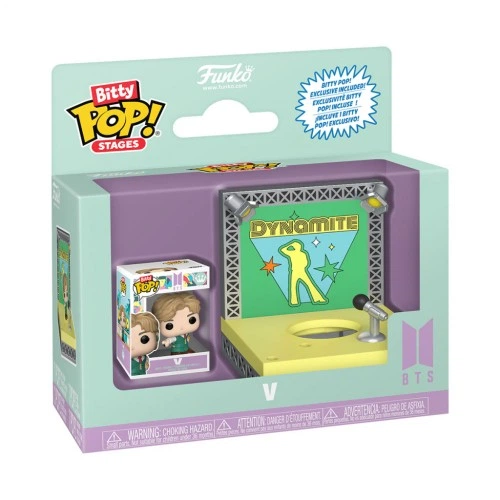 Фигурка Funko Pop набор Bitty POP! Stages серии BTS - Ви (Dynamite) (86741) Funko Pop 86741 1071056 - изображение 2