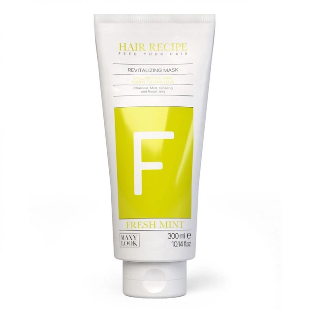 Укрепляющая маска Maxy Look Fresh Mint Revitalizing Mask для восстановления тонких и ломких волос 300 мл - Фото 1 Укрепляющая маска Maxy Look Fresh Mint Revitalizing Mask для восстановления тонких и ломких волос 300 мл - изображение 1