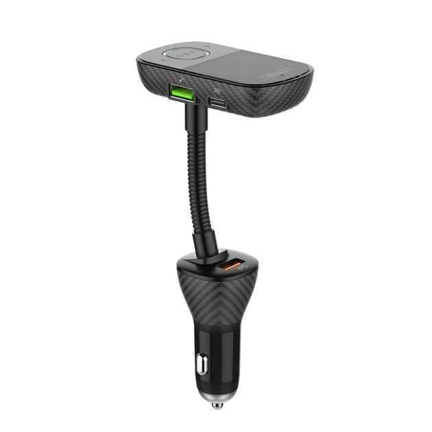 ФМ-передавач-адаптер автомобільний Ldnio C705Q with Bluetooth 43W - изображение 4