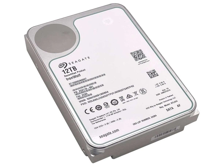 Жорсткий диск Seagate IronWolf 12TB SATA III (ST12000VN0008) - Refurbished - Фото 2 Жорсткий диск Seagate IronWolf 12TB SATA III (ST12000VN0008) - Refurbished - изображение 2