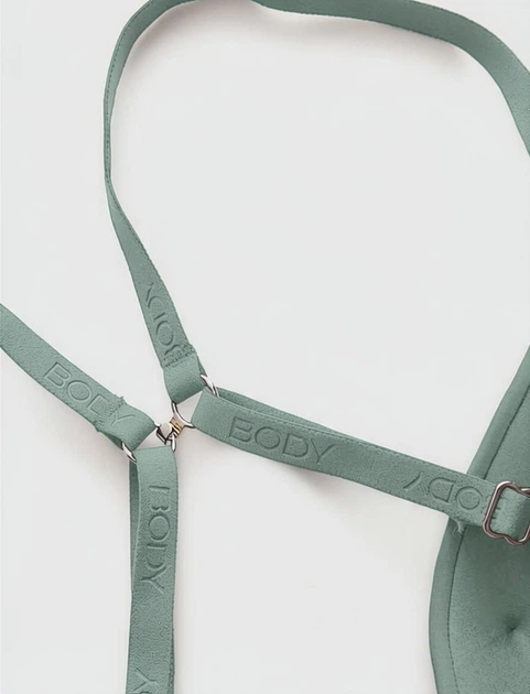 Бюстгальтер пуш ап на косточках Body by M&S Flexifit Wired Push Up Plunge Bra дымчато зеленый 65F (6737) - Фото 3 Бюстгальтер пуш ап на косточках Body by M&S Flexifit Wired Push Up Plunge Bra дымчато зеленый 65F (6737) - изображение 3