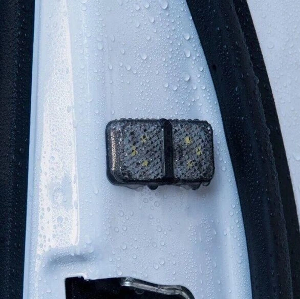 Світлодіодний індикатор відкриття дверей Baseus Door open warning light набір 2 штуки чорні - зображення 8