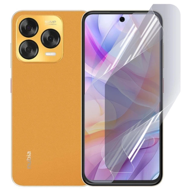 Плёнка гидрогелевая для ZTE Nubia V70 Design МАТОВАЯ противоударная на зте нубия в 70 design прозрачная - Фото 1 Плёнка гидрогелевая для ZTE Nubia V70 Design МАТОВАЯ противоударная на зте нубия в 70 design прозрачная - изображение 1