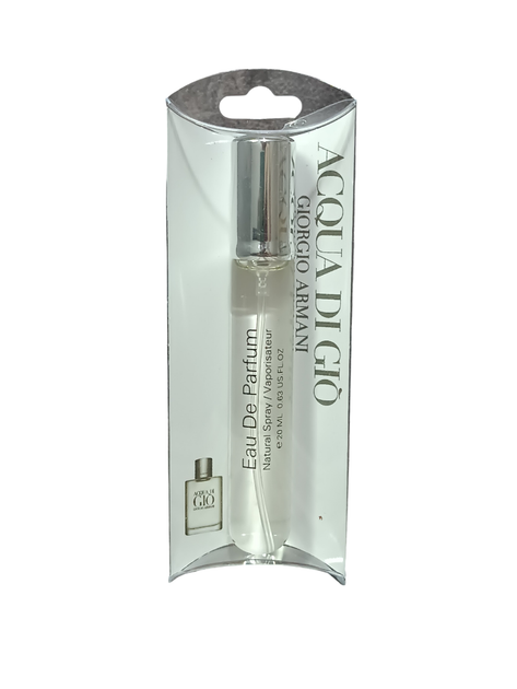 Мужской парфюм (версия Giorgio Armani Acqua di Gio Pour Homme) 20 мл - Фото 1 Мужской парфюм (версия Giorgio Armani Acqua di Gio Pour Homme) 20 мл - изображение 1