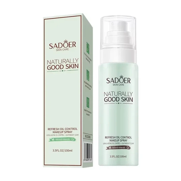 Спрей для фиксации макияжа SADOER Naturally Good Skin Oil Control матирующий, освежающий 100 мл - Фото 1 Спрей для фиксации макияжа SADOER Naturally Good Skin Oil Control матирующий, освежающий 100 мл - изображение 1