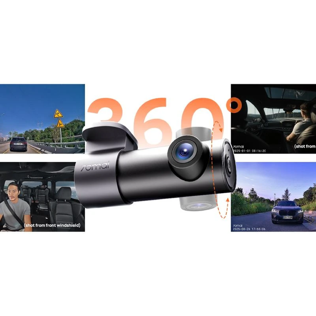 Відеореєстратор 70mai Dash Cam M310 Plus 2K - зображення 2
