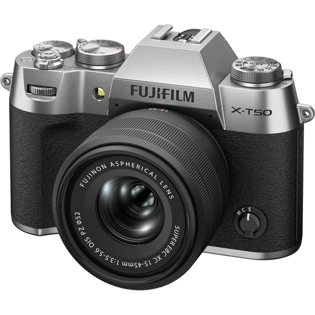 Беззеркальный фотоаппарат Fujifilm X-T50 Kit XC 15-45mm f/3.5-5.6 OIS PZ Silver (16828832) [172735] - изображение 3