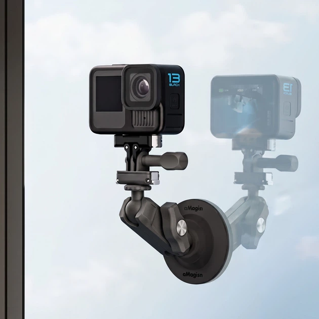 Крепление многоразовое клейкое DJI GoPro Insta360 шарнирное aMagisn HM11 - изображение 6
