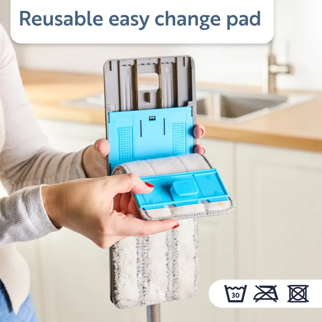 Змінна насадка на швабру Minky Opti-Clean Flat Mop Refill (5010353333385) - изображение 2
