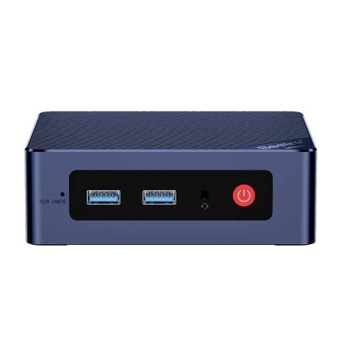 Неттоп Beelink MINI S13, Navy Blue, N150 (4x3.6 GHz, 6 Вт), 16Gb DDR4 3200 MHz SO-DIMM, 500Gb SSD NVMe, 1x2.5' SATA, Graphics, WiFi 6, Bluetooth 5.2, GLan, 4xUSB 3.2, 2xHDMI, Windows 11 Pro, кріплення VESA у комплекті - изображение 2