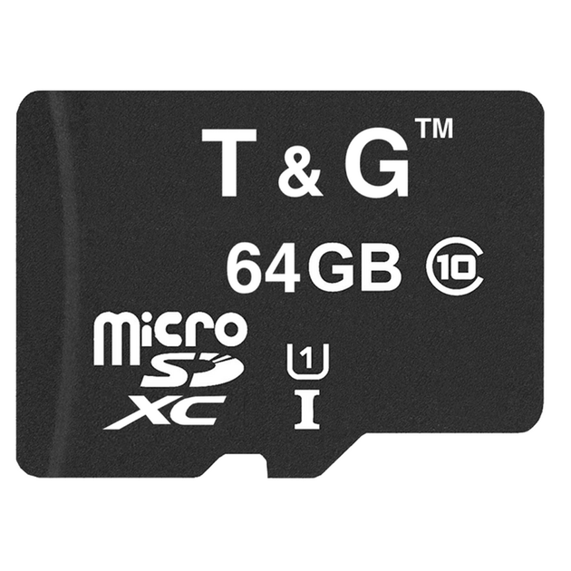 Карта пам'яті з адаптером T&G 64GB / Мікро SD флешка у телефон - зображення 2