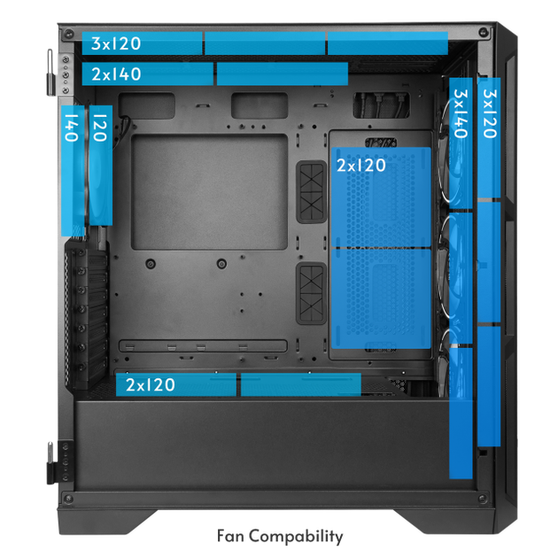 Корпус Chieftec Apex Lumo Black (GA-01B-L-OP) - Фото 7 Корпус Chieftec Apex Lumo Black (GA-01B-L-OP) - зображення 7