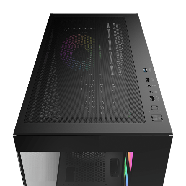 Корпус Ocypus Gamma C72 ARGB Black (GAMMA-C72-BKD400XX-GL) - зображення 7