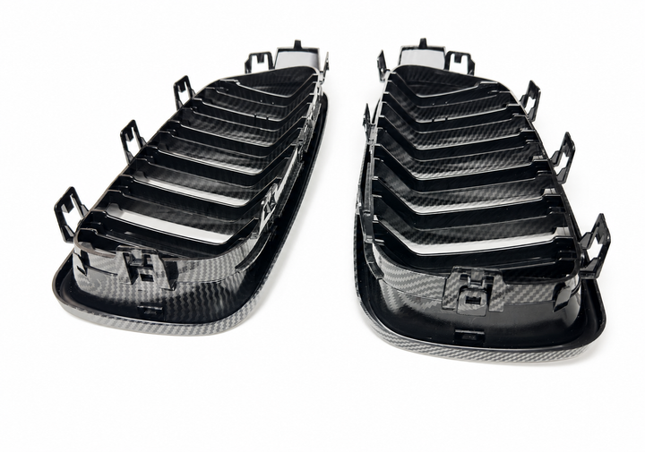 Подвійні решітки радіатора M-Performance BMW F30 F31 F35 Carbon Look, комплект 2 шт. - зображення 6