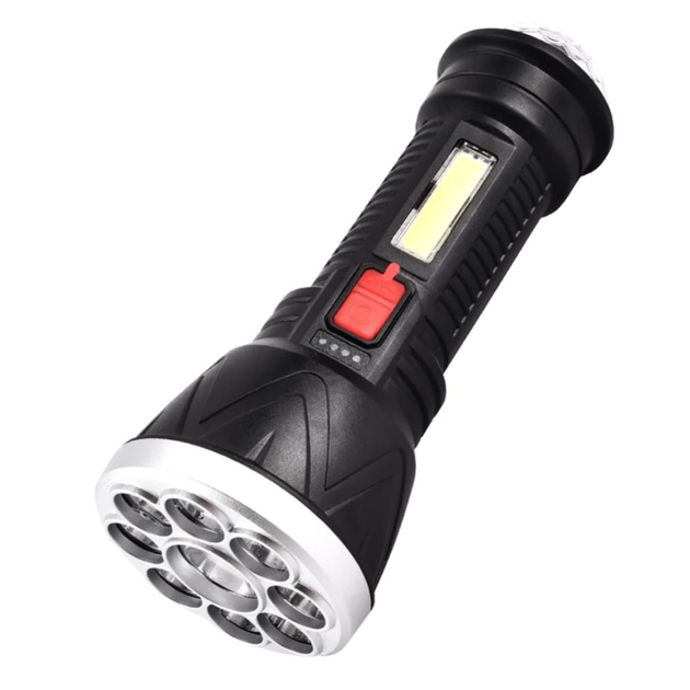 Ліхтар ручний 3в1 з дискошаром, USB-зарядкою та бічним світлом, CL-W01 - зображення 5