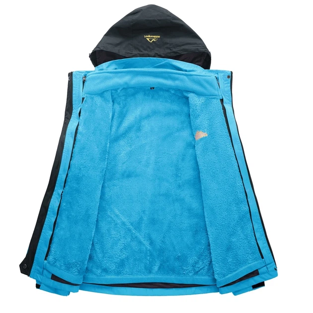 Жіноча зимова куртка Layer Pro 3 в 1 голуба 2XL - зображення 6
