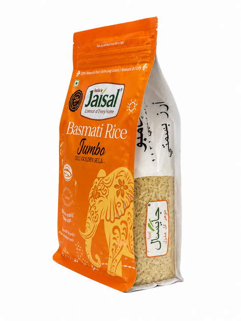 Рис басмати Jumbo 1121 Golden Sella – полностью обрушение, 1 кг - изображение 3