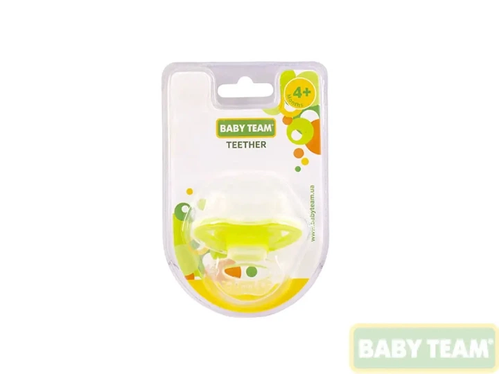 Прорізувач-масажер Baby team 4+ арт 4002 - Фото 1 Прорізувач-масажер Baby team 4+ арт 4002 - зображення 1