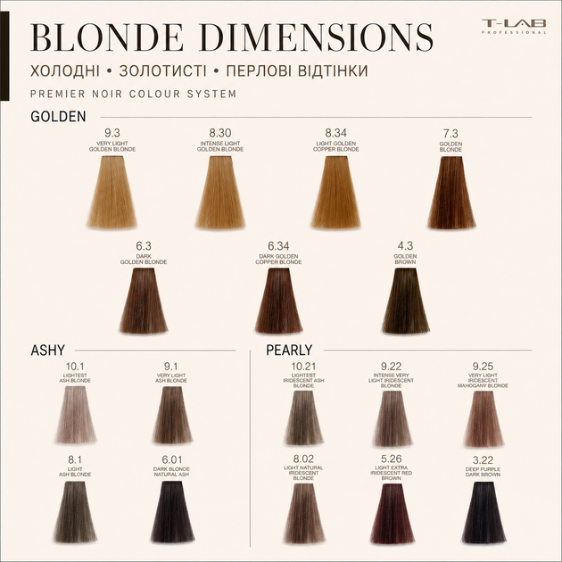 Крем-краска для волос T-LAB Professional Premier Noir 100 мл 10.21 Lightest Iridescent Ash Blonde - Фото 10 Крем-краска для волос T-LAB Professional Premier Noir 100 мл 10.21 Lightest Iridescent Ash Blonde - изображение 10
