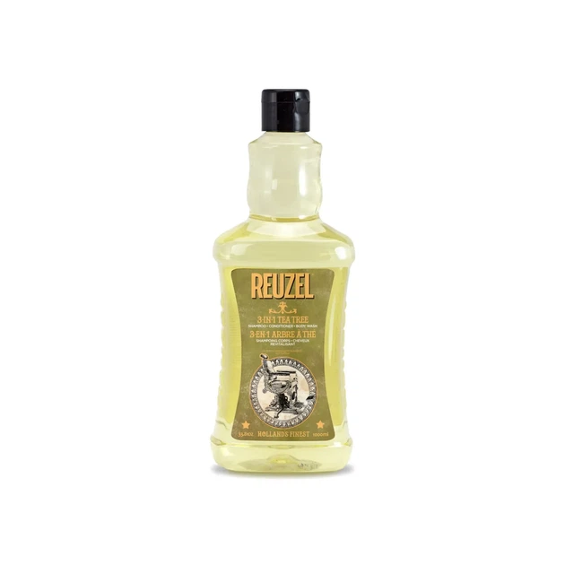 Засіб миття голови та тіла Reuzel 3-in-1 Tea Tree 1000 мл (852968008983) - Фото 1 Засіб миття голови та тіла Reuzel 3-in-1 Tea Tree 1000 мл (852968008983) - зображення 1