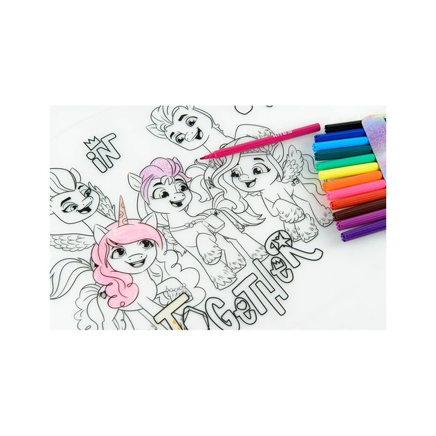 Подкладка настольная Kite силиконовая раскраска My Little Pony, 30х40см (LP22-424) - Фото 9 Подкладка настольная Kite силиконовая раскраска My Little Pony, 30х40см (LP22-424) - изображение 9