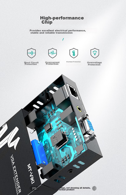 Удлинитель VGA MT-Viki MT-100T к 100 м - изображение 9