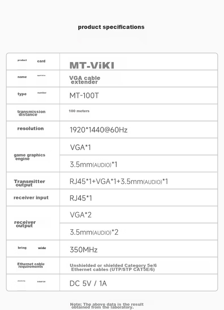 Удлинитель VGA MT-Viki MT-100T к 100 м - изображение 13