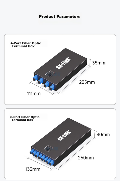 Крос оптичний SK-LINK SK-GXH12SM 12-волоконний SC одномодовий - зображення 8