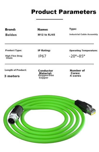 Патч-корд BOSENDE BSD-M12D Cat 6a M12 - RJ45 экранированный 3 м (BSD-M12D-03) - Фото 4 Патч-корд BOSENDE BSD-M12D Cat 6a M12 - RJ45 экранированный 3 м (BSD-M12D-03) - изображение 4
