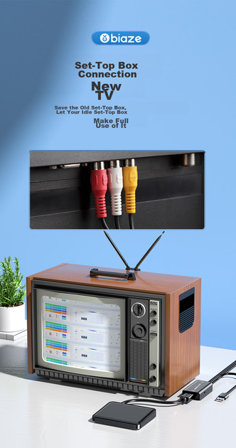 Конвертер Biaze AV—HDMI ZH260-2m 1920×1080 черный - изображение 5