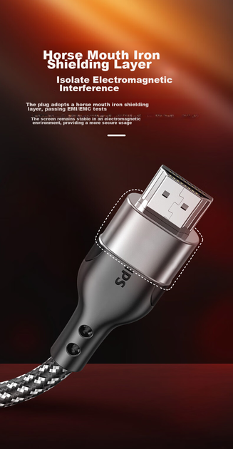 Кабель Philips HDMI - HDMI 2.1 8K 60 Гц 4K 144 Гц 5 м (SWL6123K/93) - изображение 8